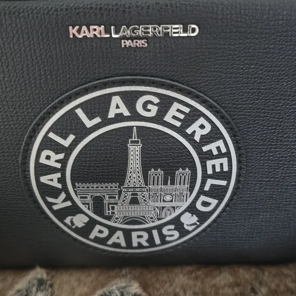 Karl Lagerfeld Black Crossbody Bag - Picture 2 of 5